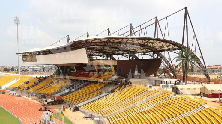 The Membrane Structure Project of Africa Camaroon Ahldjo Stadium