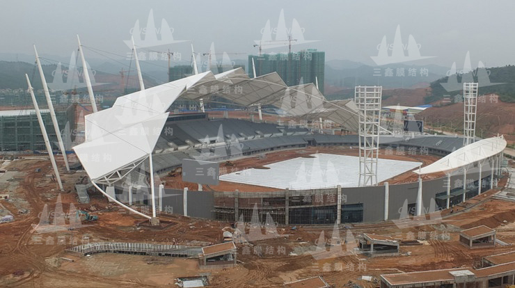 The Membrane Structure Project of the East & West Stands of Guangxi Wuzhou Stadium