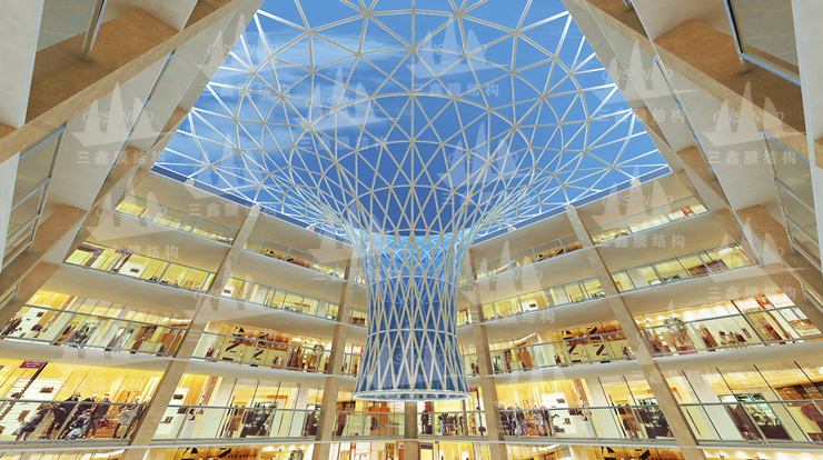 The ETFE Gas Membrane Structure Project of Malaysia Kuala Lupmur Dome and Water Feature