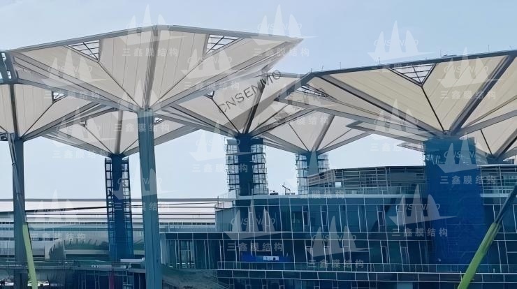 New Hi-Tech Futian TOD Project Chengdu Technology Tree Membrane Structure